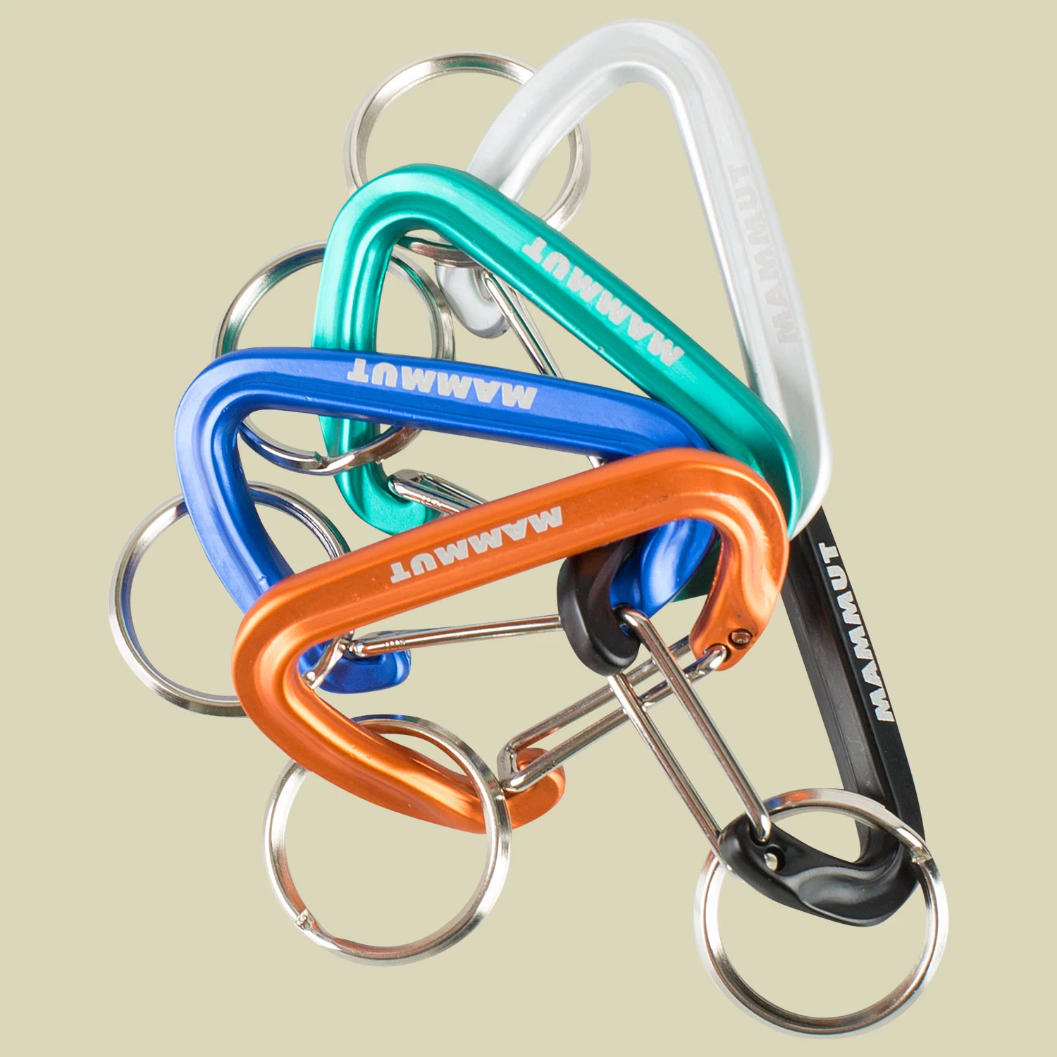 MammutSchlüsselanhänger Mammut Mini Biner Wall Größe one size Farbe assorted