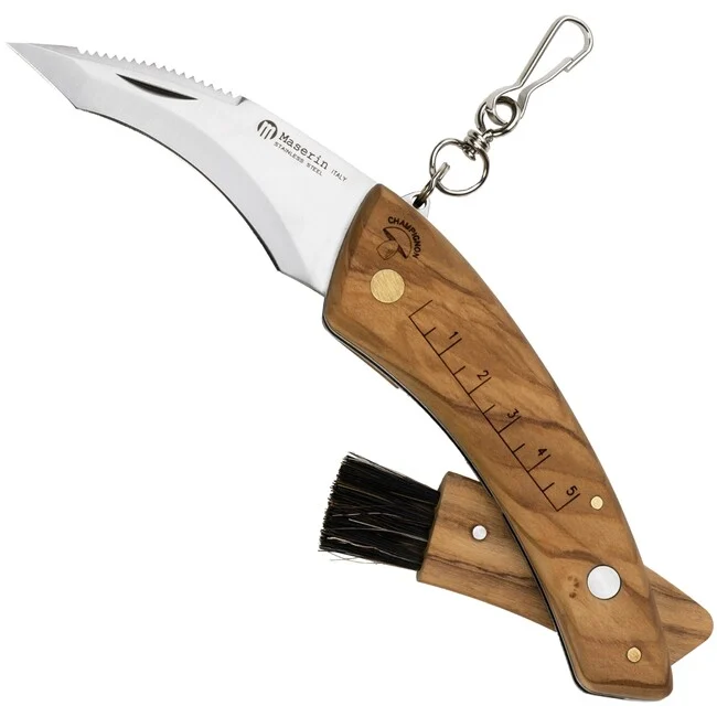 Maserin Pilzmesser Pilz Olivenholz