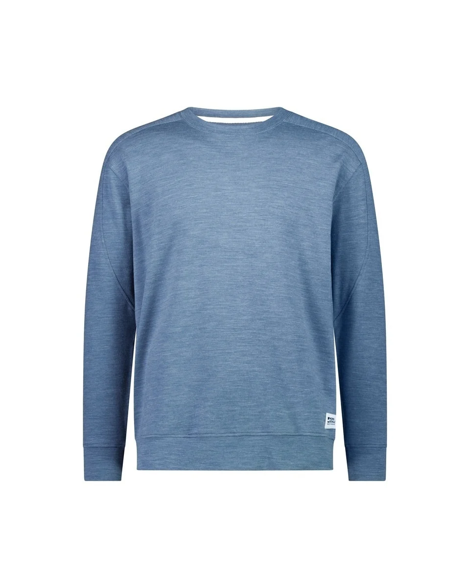 Mons Royale Covert Lite Crew Smokey Blue