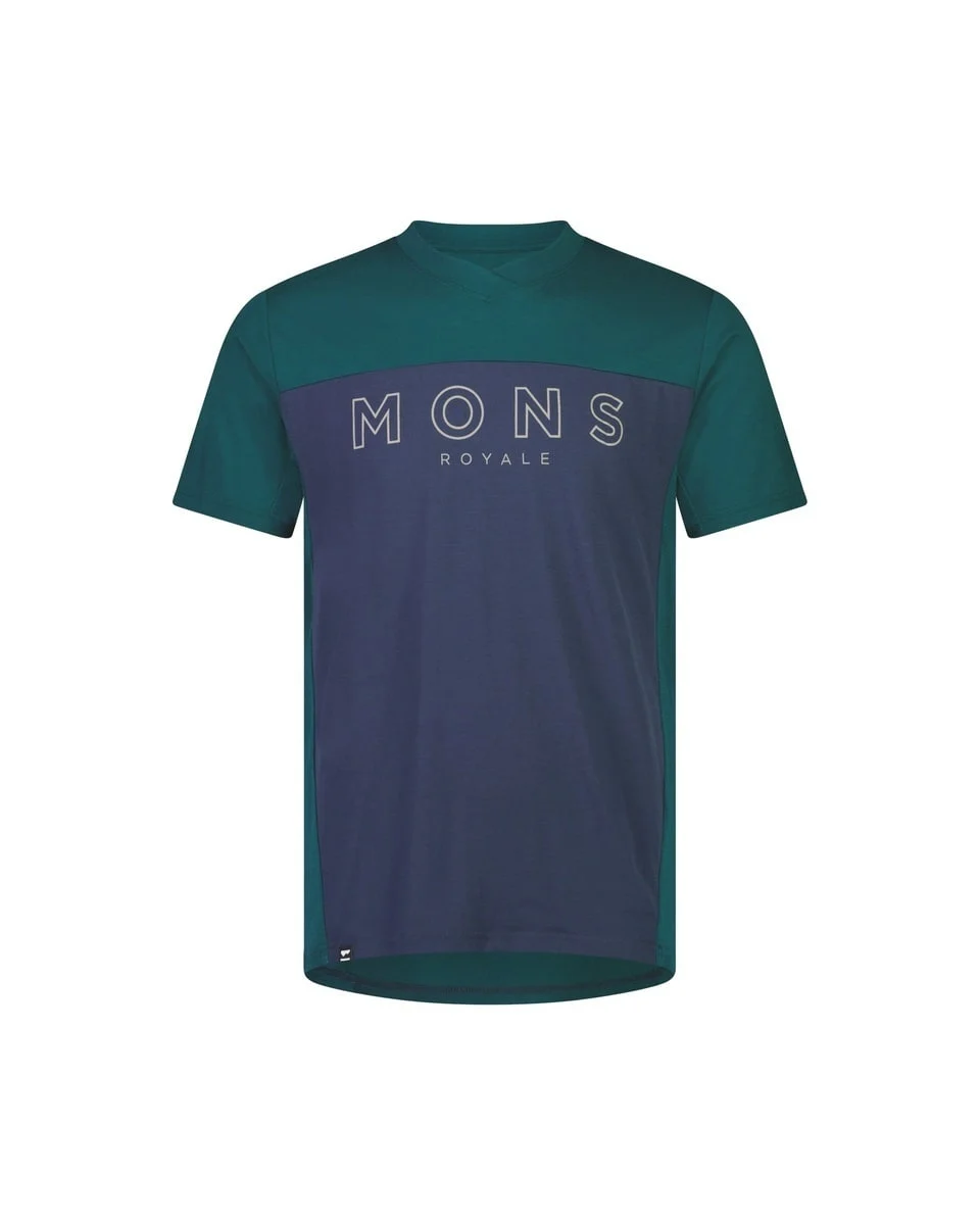 Mons Royale Redwood Merino Air Con VT Evergreen/Midnight
