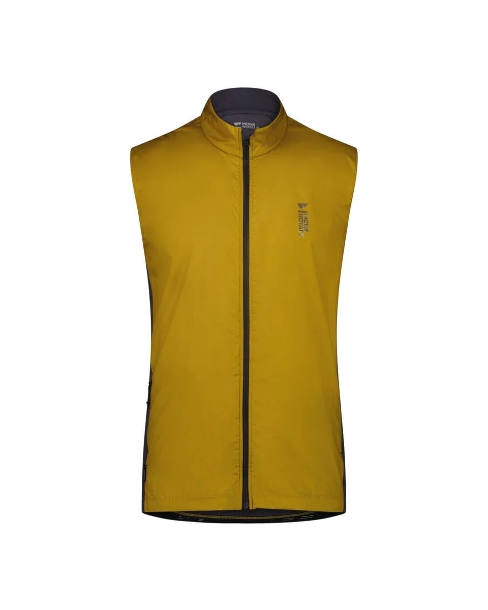 Mons Royale Redwood Merino Air Conwind Vest Shale/Cumin