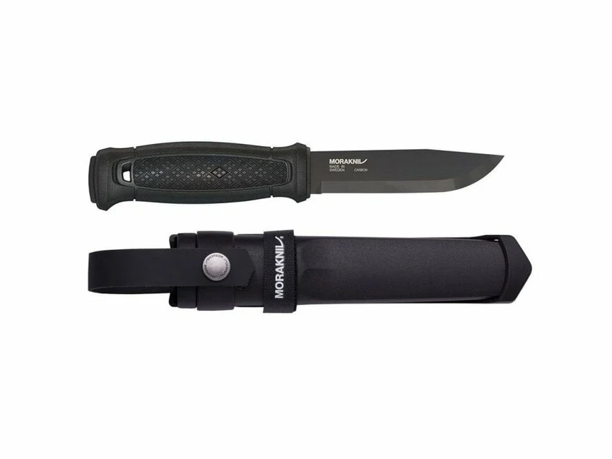 Morakniv Garberg Black C MM Outdoormesser 10,9 cm, schwarz, Polyamid, Scheide