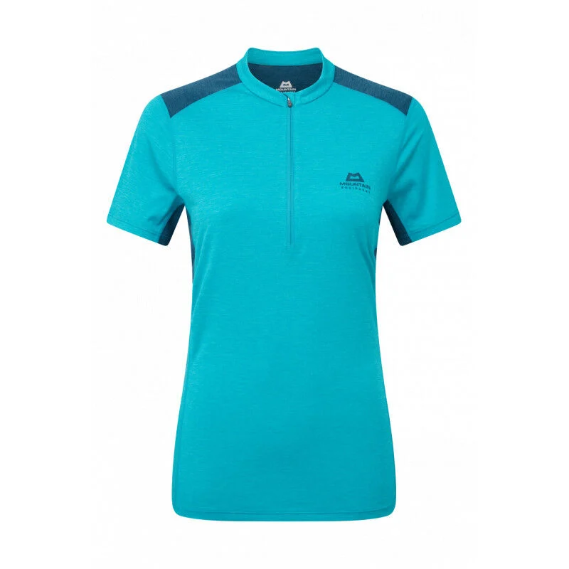 Mountain Equipment Nava SS Zip T - T-Shirt - Damen | Hardloop
