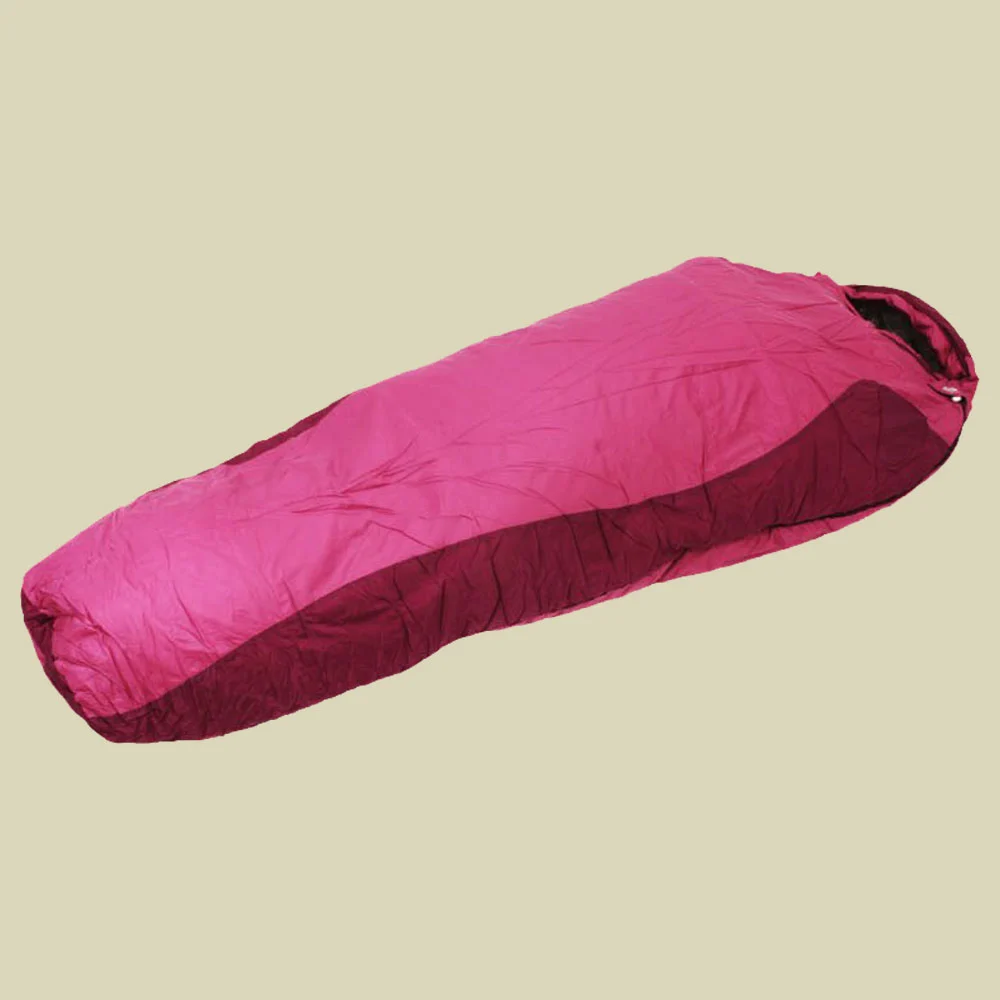 Mountain EquipmentStarlight 2 women's bis Körpergröße 175 cm magenta, Reißverschluss Schlafsack rechts