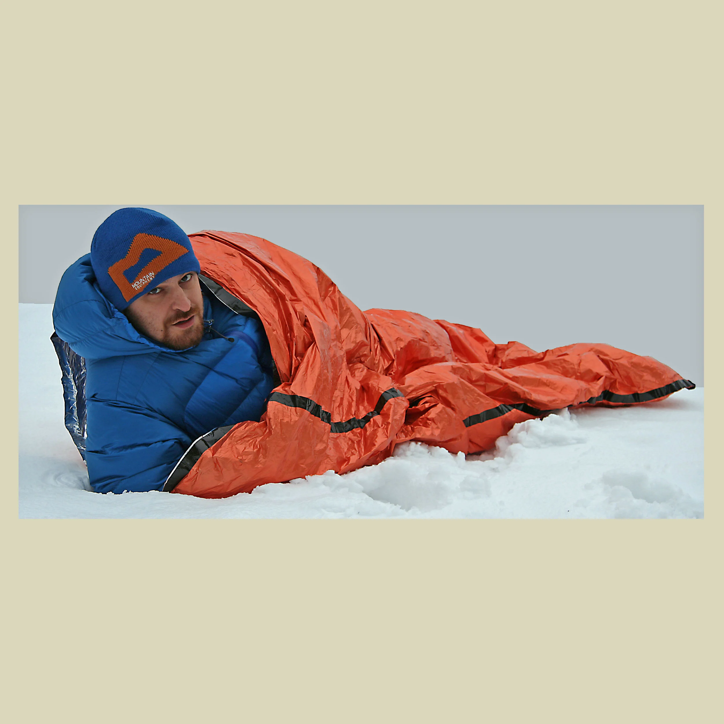 Mountain EquipmentUltralite Bivi Bag Biwaksack bis Körpergröße 200 cm Farbe: red