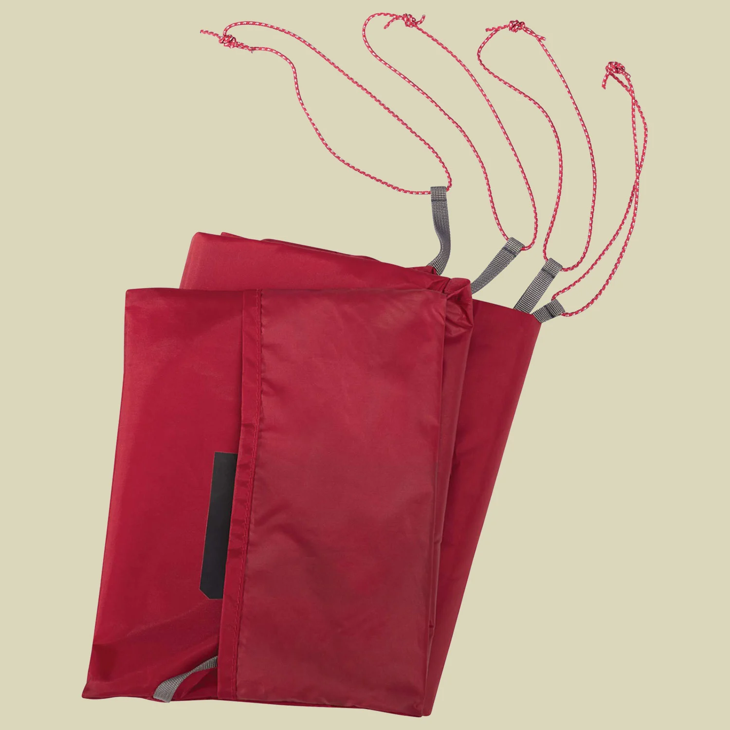 MSRFootprint Universal 3 Personen Größe 208 x 160 cm Farbe red