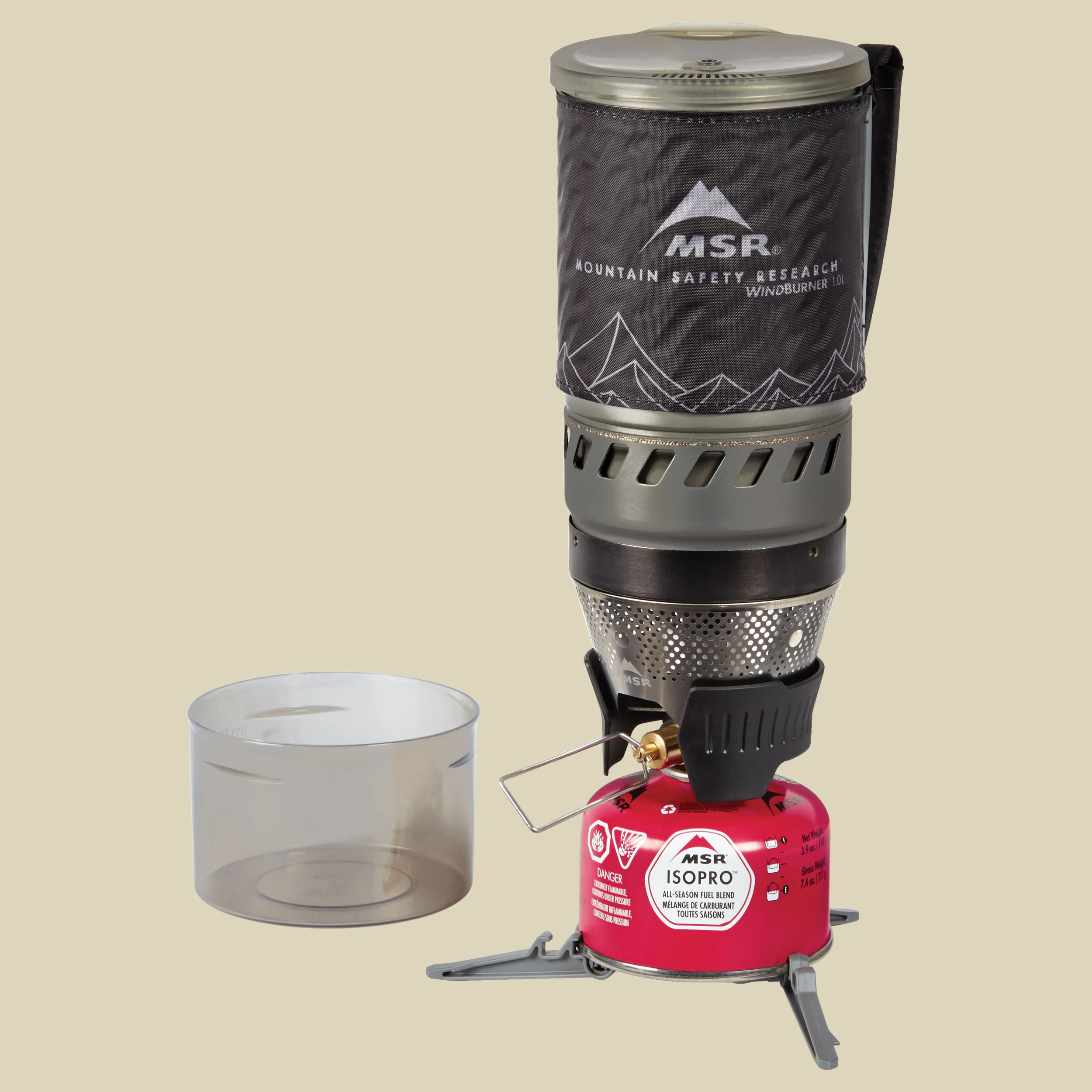 MSRWindBurner Personal Kochersystem Volumen 1 Liter Farbe black