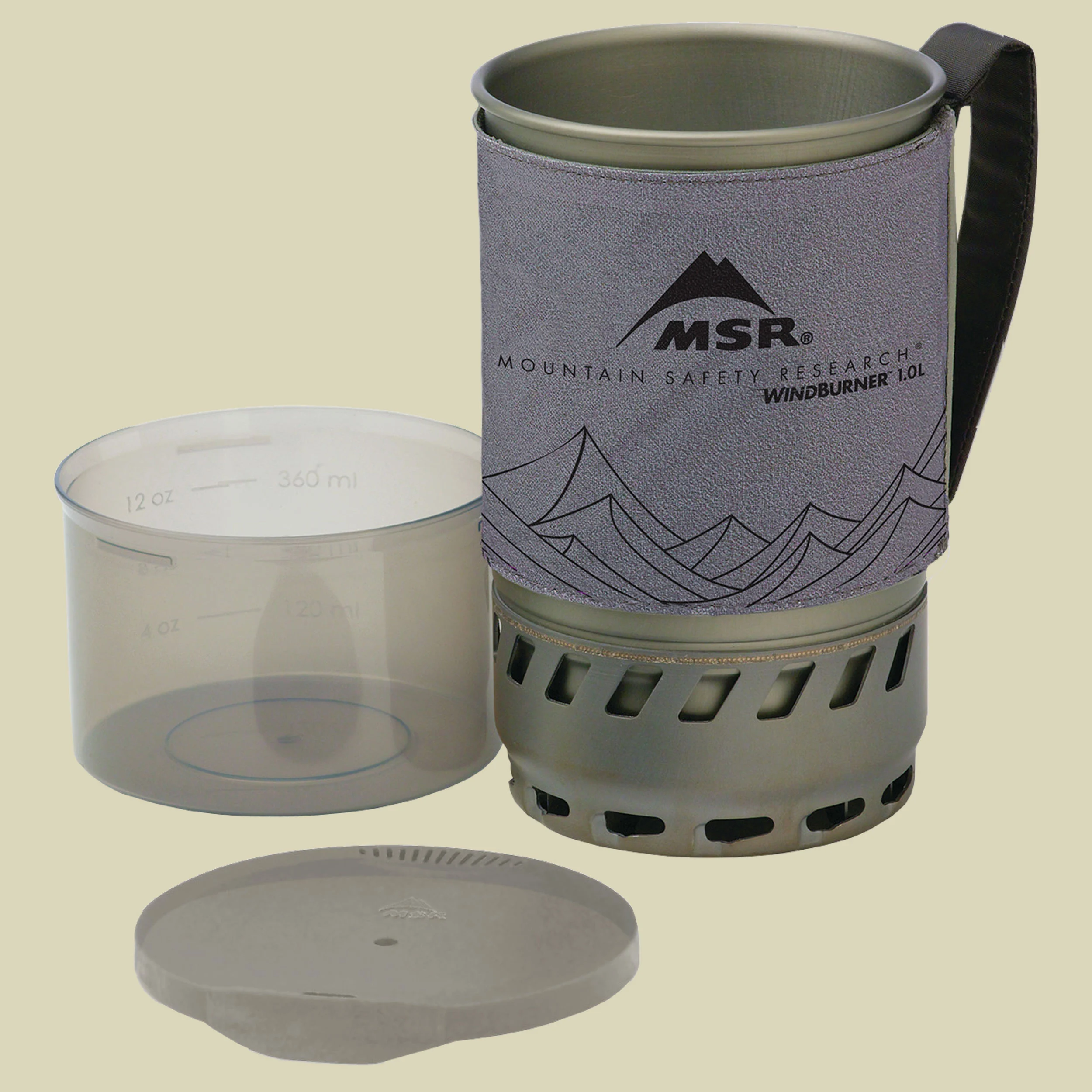MSRWindBurner Personal Zusatztopf 1.0L Volumen 1 L Farbe gray