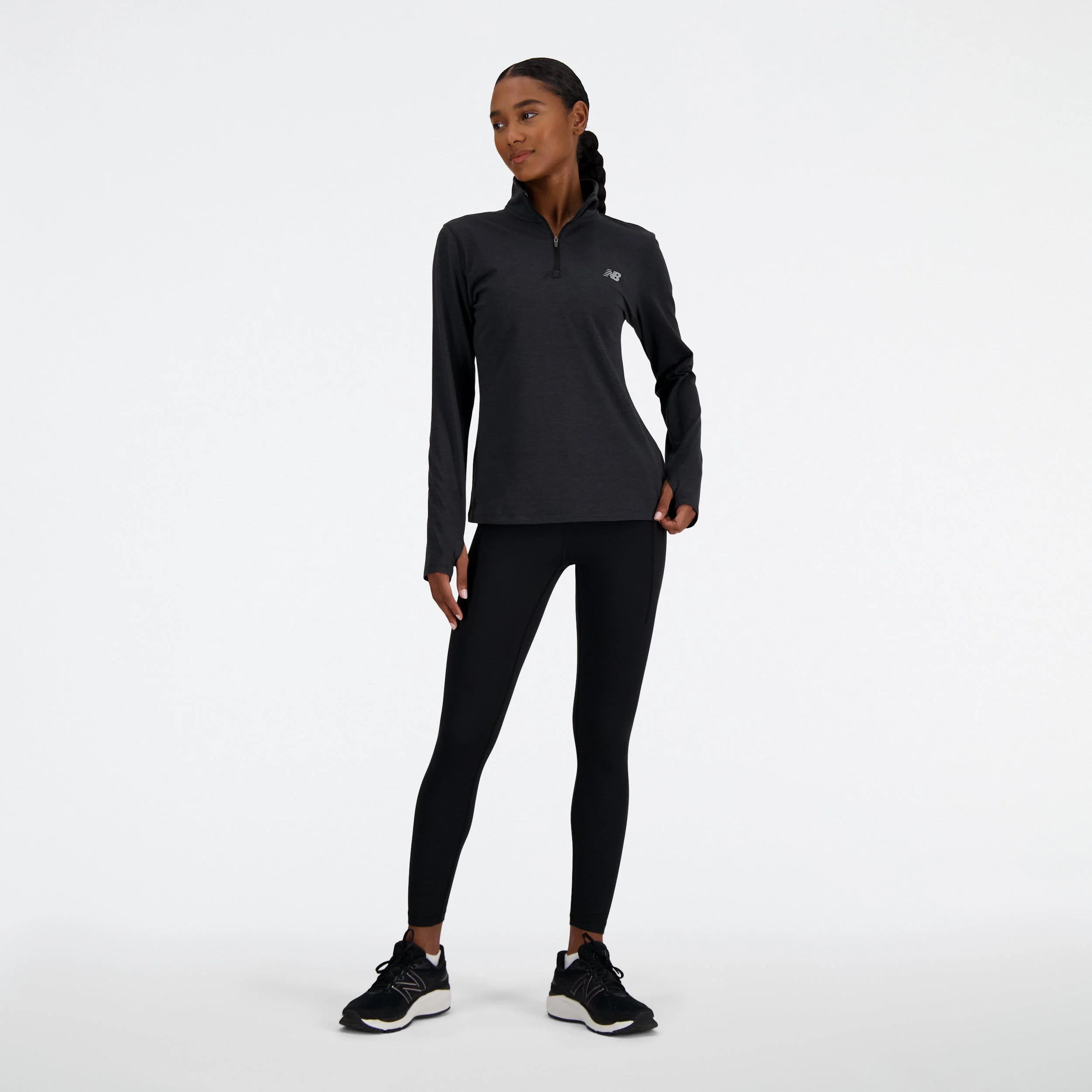 NEW BALANCE Sport Essentials Space Dye Quarter Zip