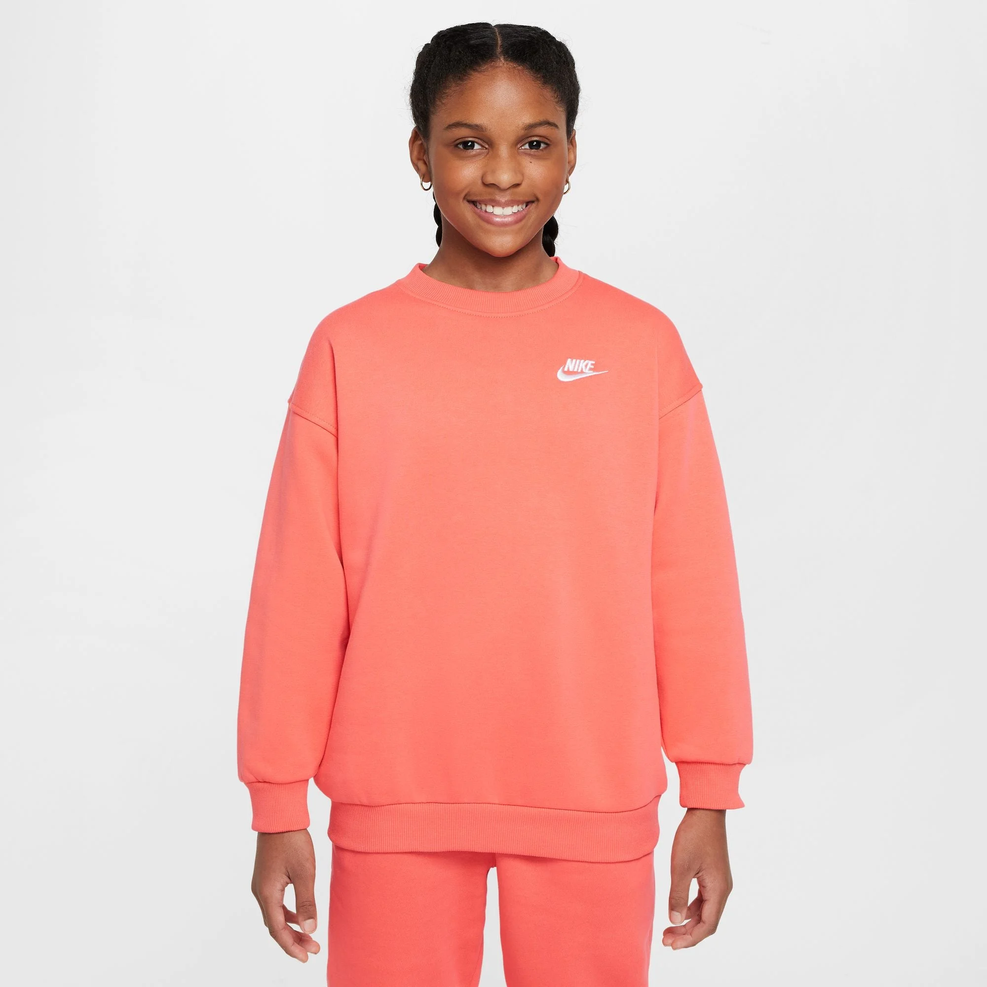 NIKE G NSW CLUB FLC OVRSZD CREW LBR Sweatshirt