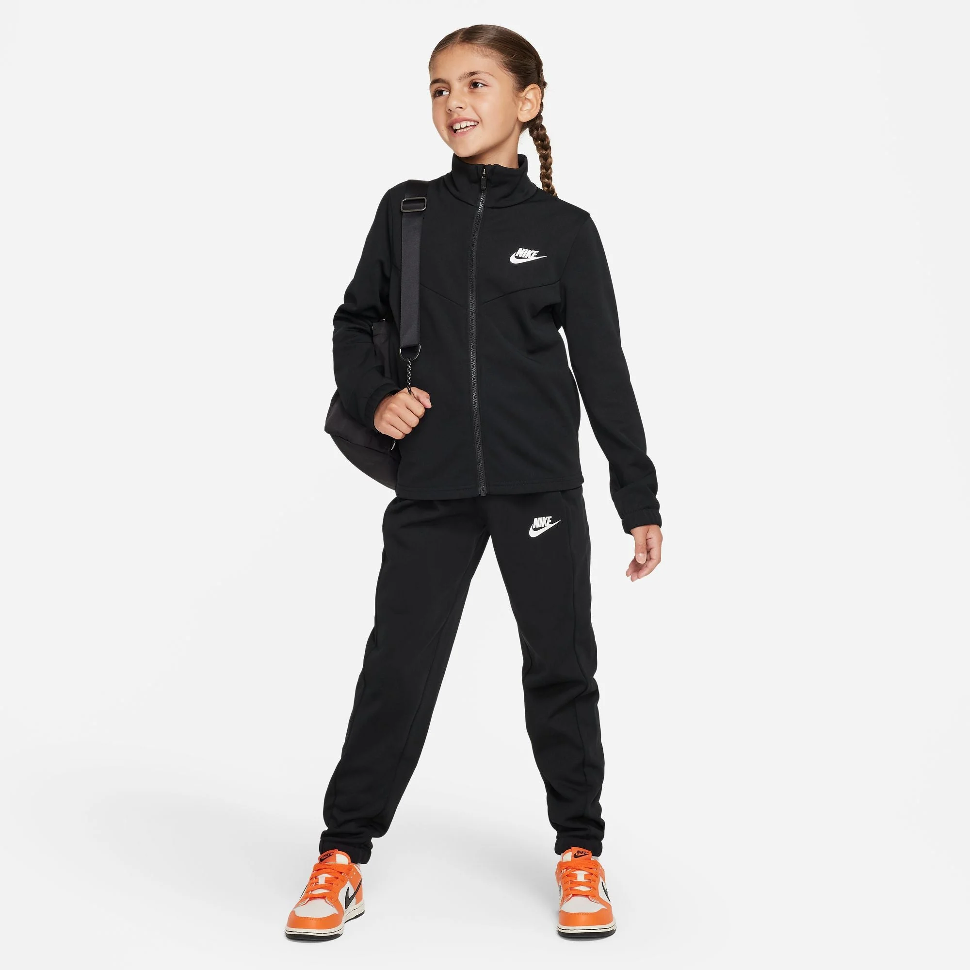 NIKE K NSW Tracksuit Poly FZ HBR für Kinder
