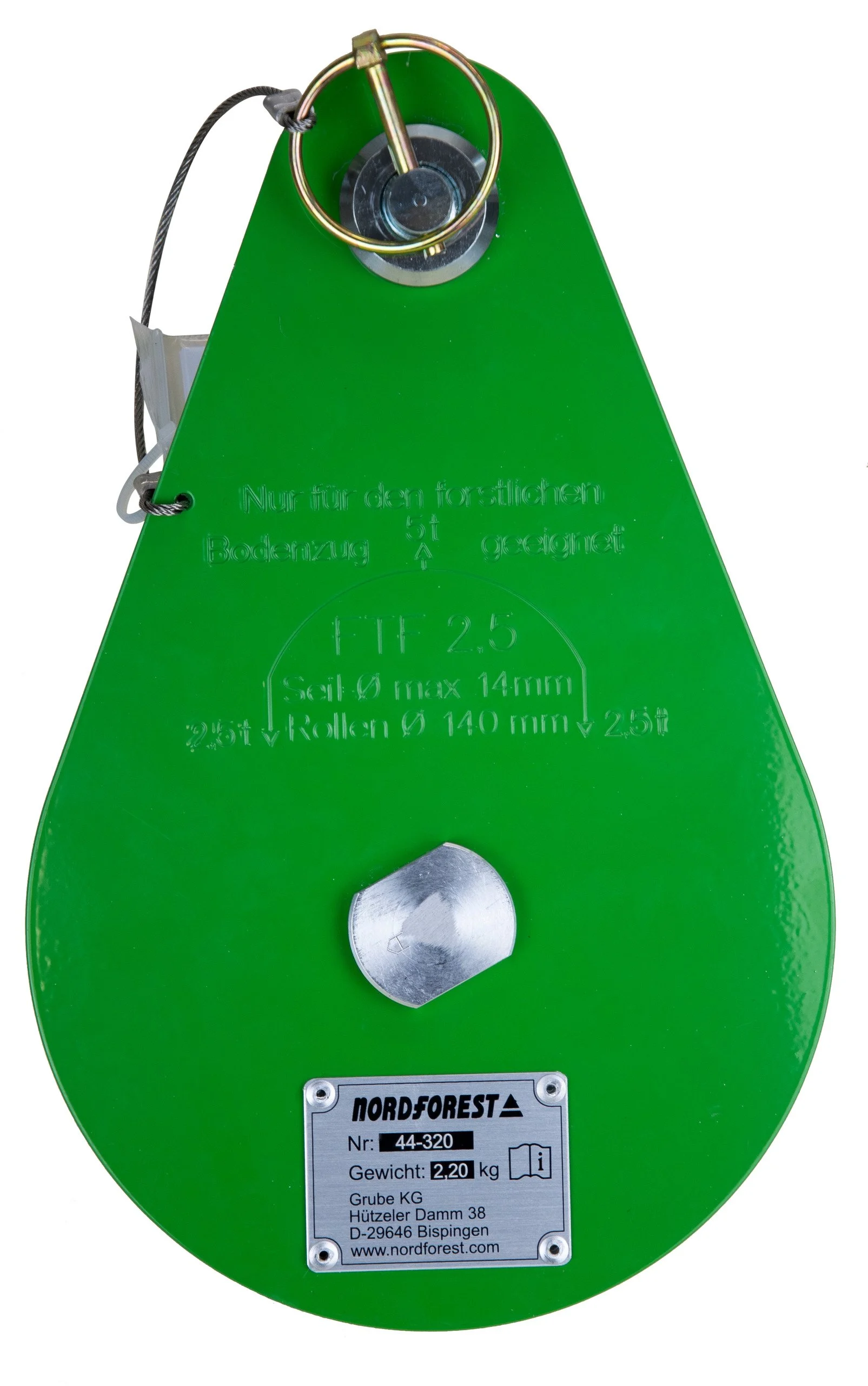 Nordforest Umlenkrolle FTF 2,5