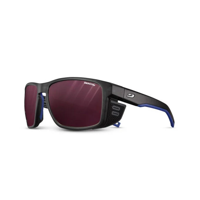 Occhiali da sole unisex Julbo SHIELD REACTIV 2-4 NERO/BLU OPACO