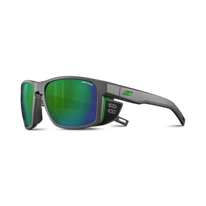 Occhiali da sole unisex Julbo SHIELD SPECTRON 3 GRIGIO OPACO VERDE