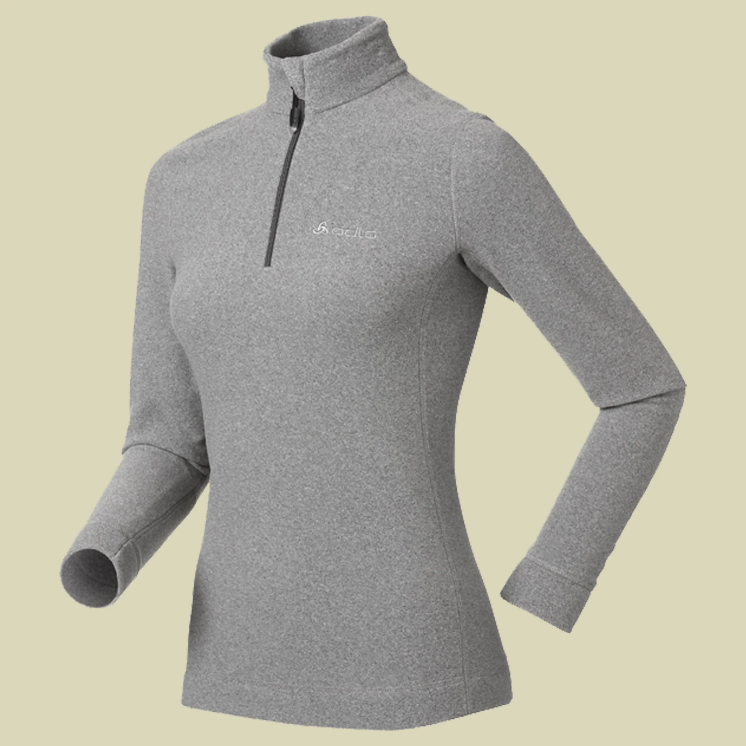 ODLOStand-up collar 1/2 zip LA SALLE 210501 Größe S Farbe grey melange