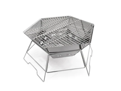 Origin Outdoors Hexagon-Grill und Kamin