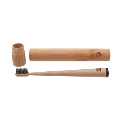 Origin Outdoors Standzahnbürste aus Holz mit Etui