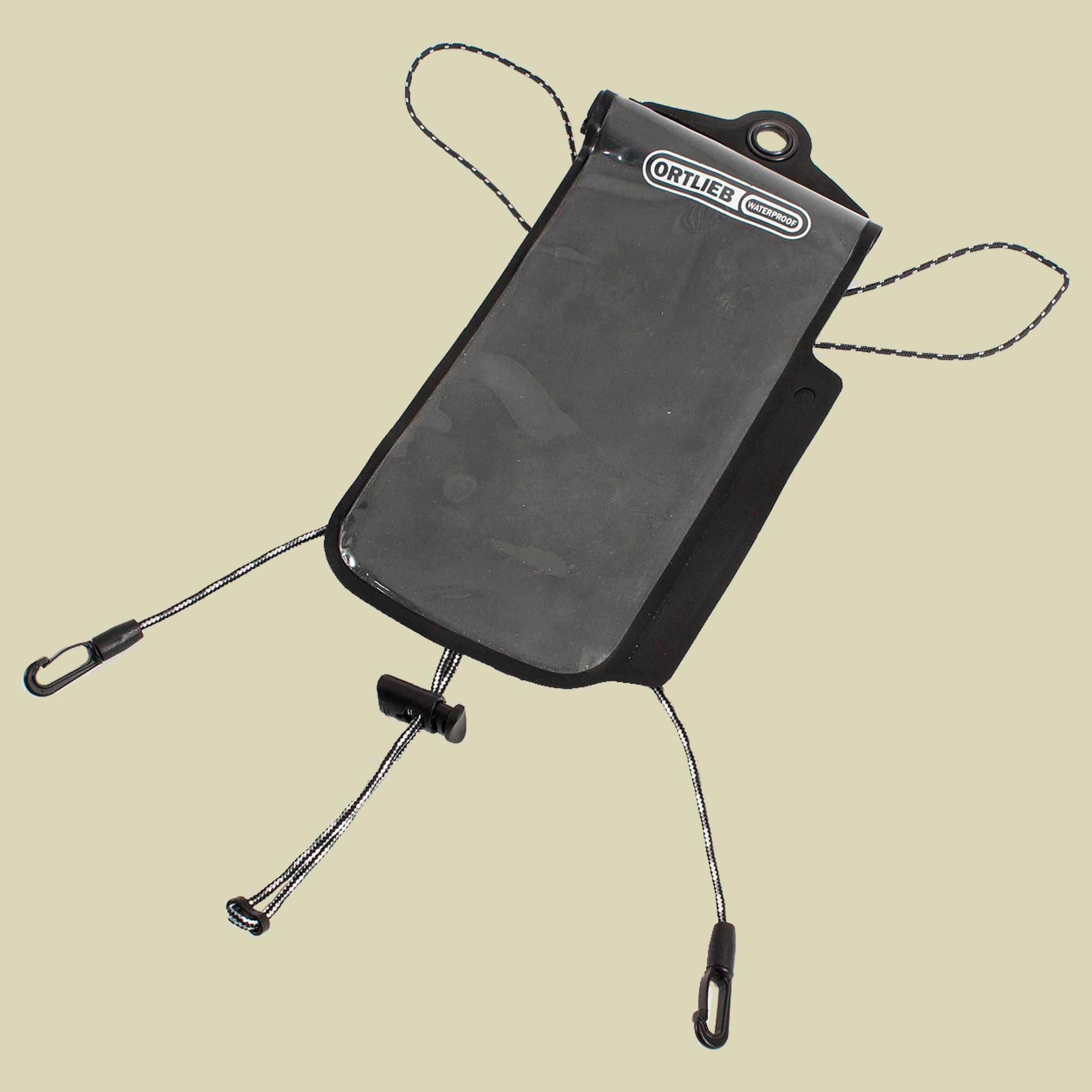 ORTLIEBMobile Guide für Ultimate6 Hochformat (mit Kordelbefestigung) 17 x 9,2 x cm transparent-schwarz