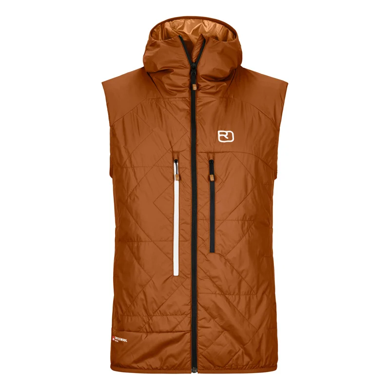 Ortovox Swisswool Piz Boe Vest Men Bristle Brown