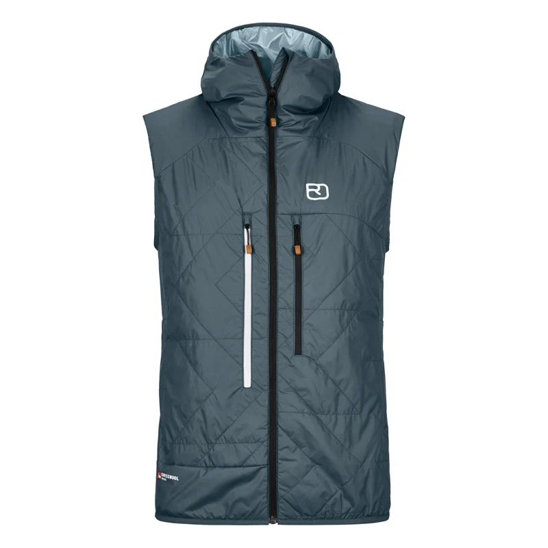 Ortovox Swisswool Piz Boe Vest Men Dark Arctic Grey