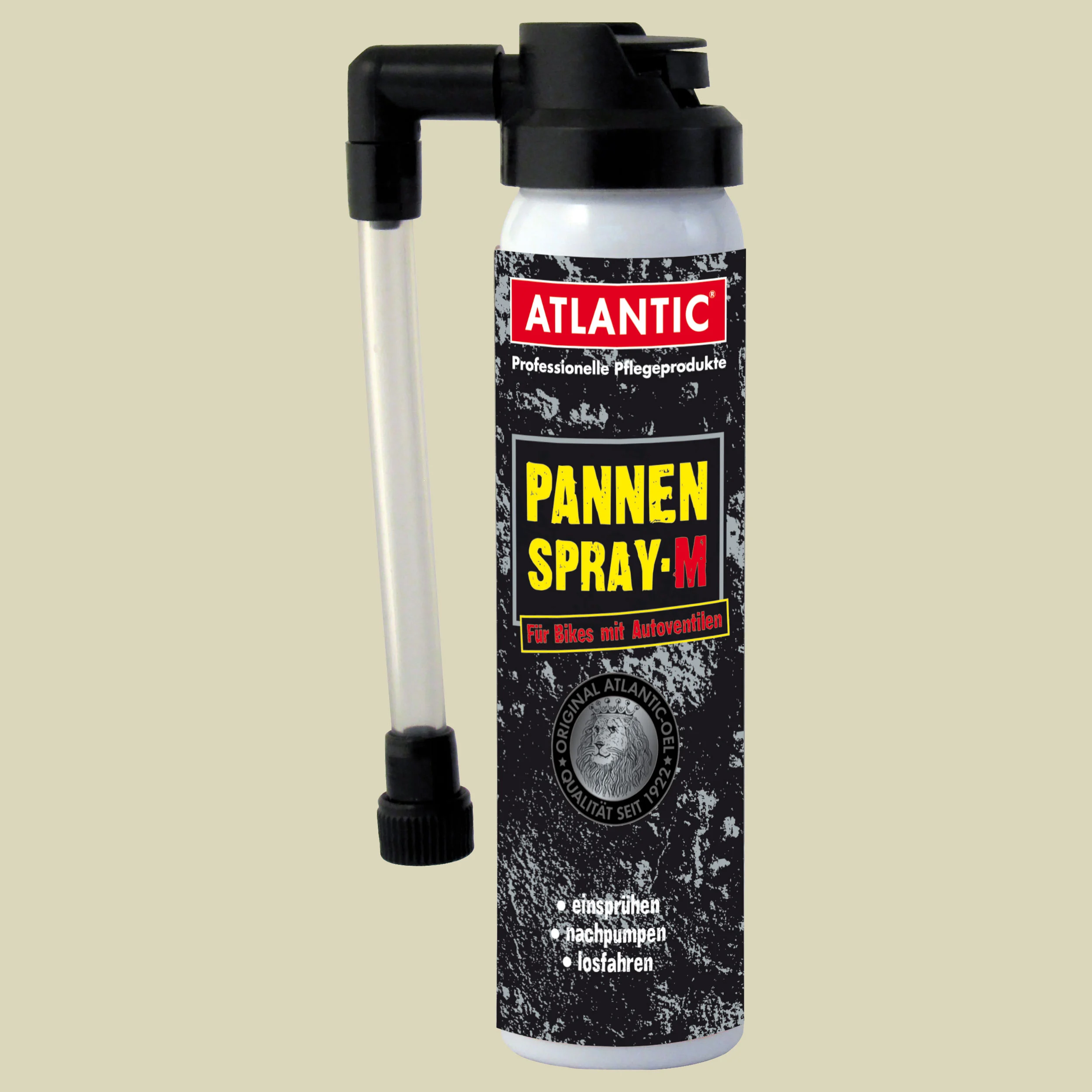 Pannenspray M Inhalt 75ml für Bikes mit Autoventilen