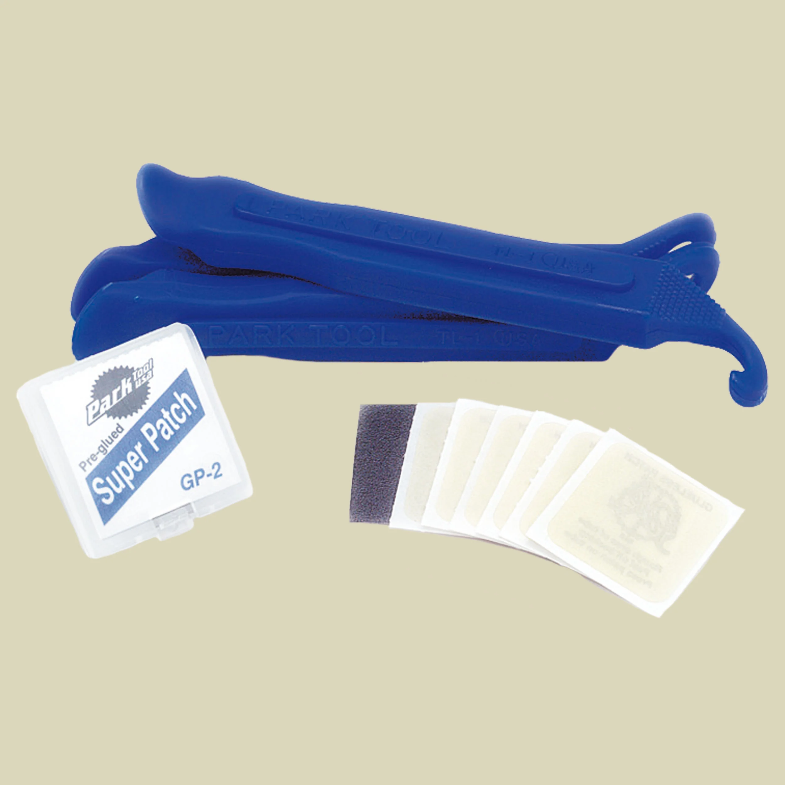 Park ToolTR-1 Reifenheberset & Selbstklebende Flicken