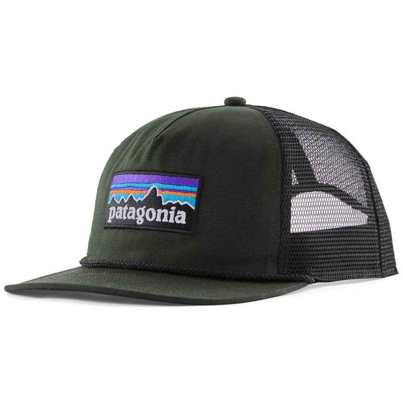 Patagonia Airfarer Cap P-6 Logo: Old Growth Green