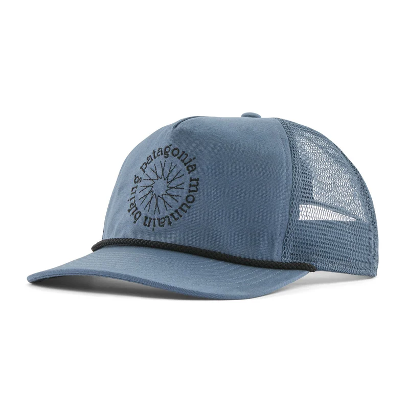 Patagonia Airfarer Cap Spoke Stencil: Utility Blue (Auslaufware)