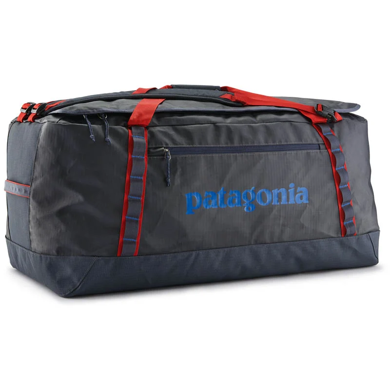 Patagonia Black Hole Duffel 100L Smolder Blue w/Amanita Red