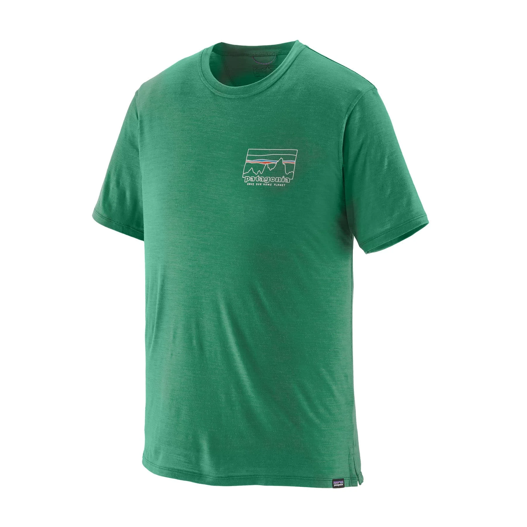 Patagonia Capilene Cool Merino Graphic Shirt 73 Skyline/Gather Green