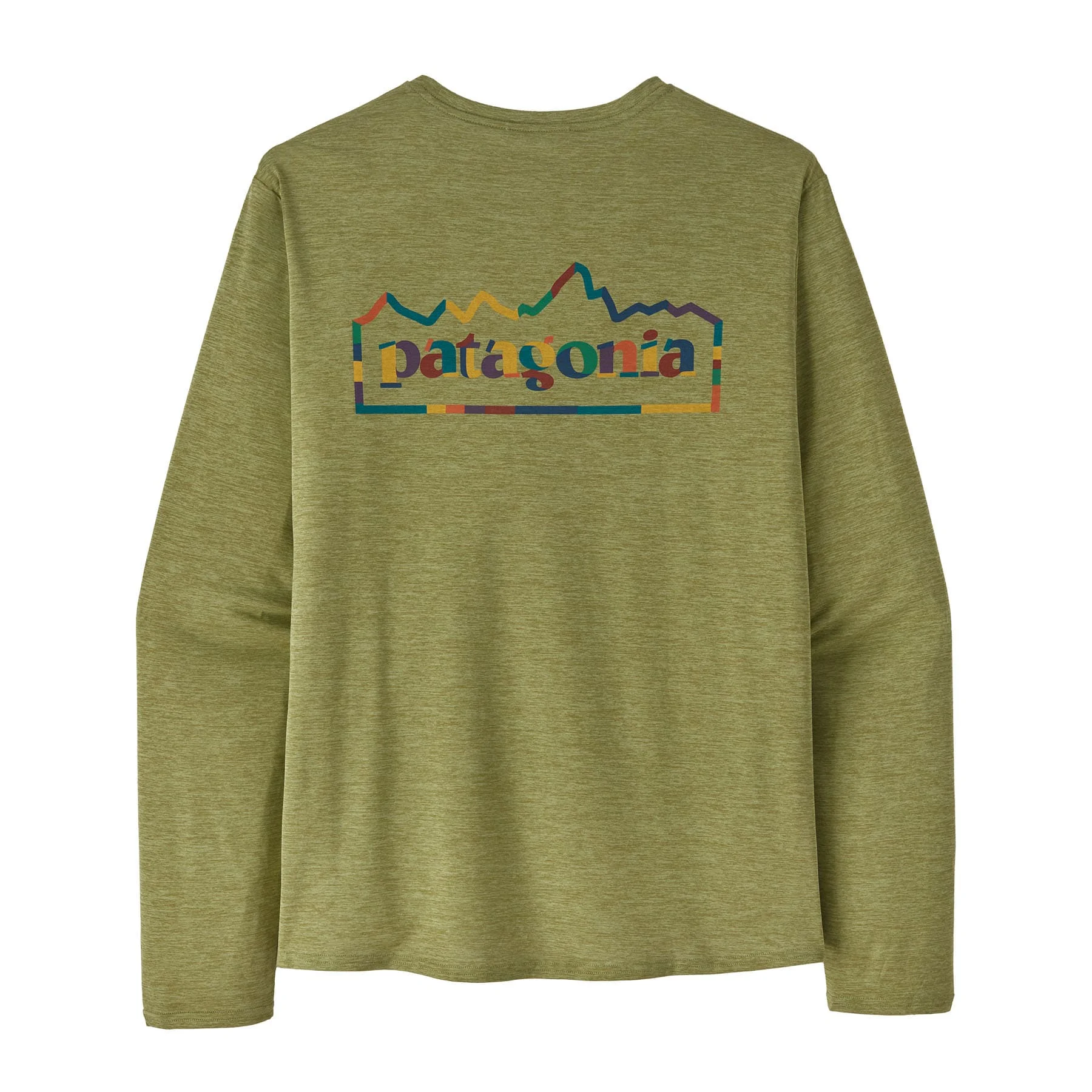 Patagonia Long Sleeved Capilene Cool Daily Graphic Shirt Buckhorn Green