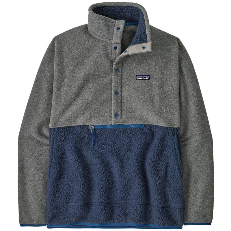 Patagonia Men Retro Pile 1/2 Snap Pullower New Navy w/Nickel