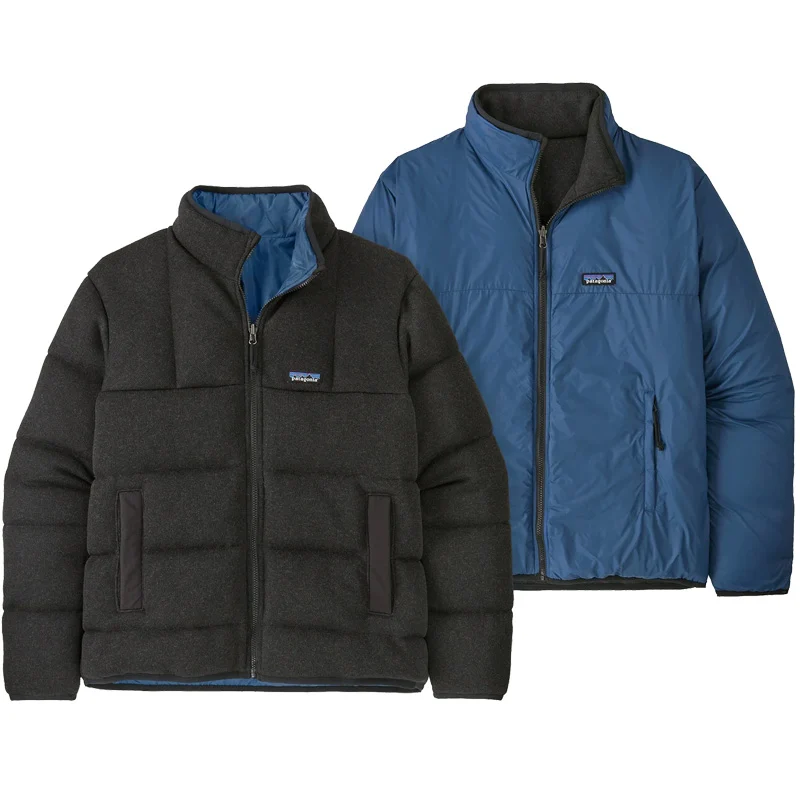 Patagonia Men Reversible Down Better Sweater Black