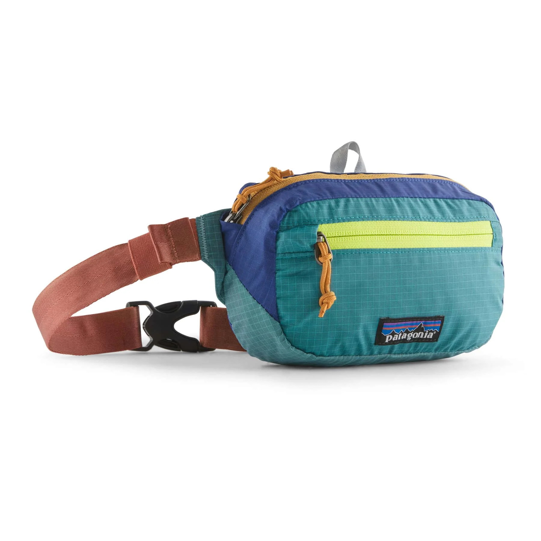 Patagonia UL Black Hole Mini Hip Pack Patchwork Subtidal Blue