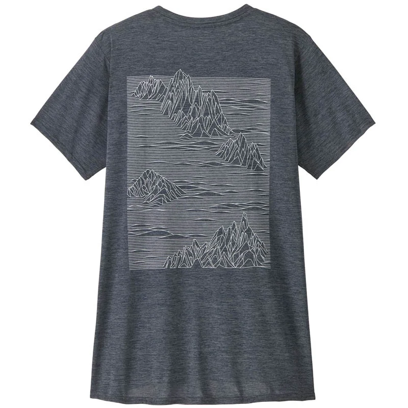 Patagonia Women Cap Cool Daily Graphic Shirt Strataspire: Smolder Blue X-Dye