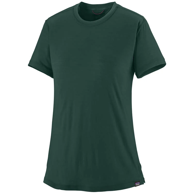 Patagonia Women Cap Cool Merino Blend Shirt Cascade Green