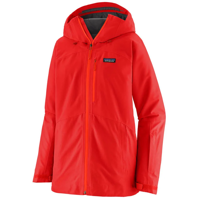 Patagonia Women Powder Town Jacket Sizzle Red