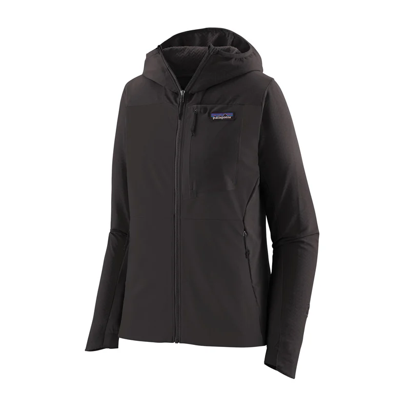 Patagonia Women R1 Crossstrata Hoody Black