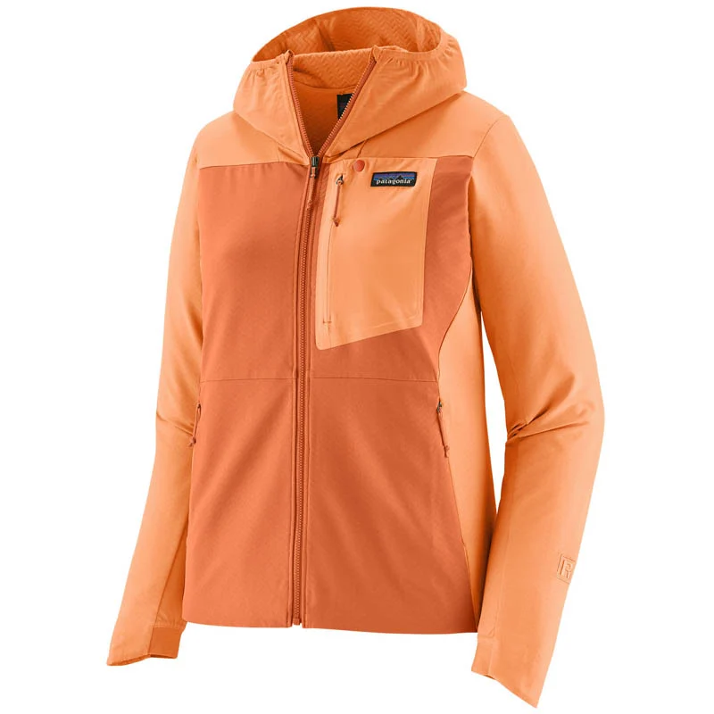 Patagonia Women R1 Crossstrata Hoody Rock Melon (Auslaufware)