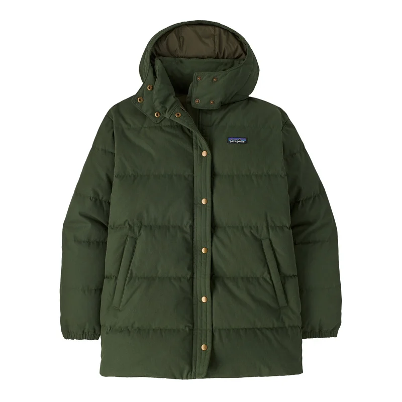 Patagonia Womens Cotton Down Parka Torrey Pine Green (Auslaufware)
