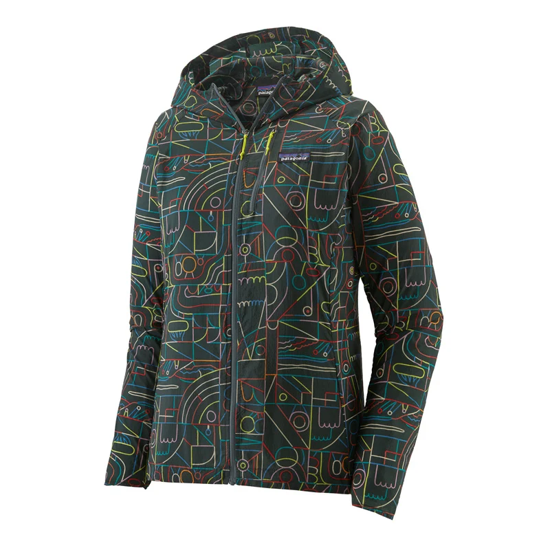 Patagonia Womens Houdini Jacket Lose Yourself Outline: Nouveau Green (Auslaufware)supersale