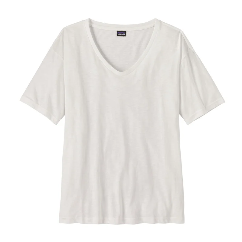 Patagonia Womens S/S Mainstay Top White (Auslaufware)