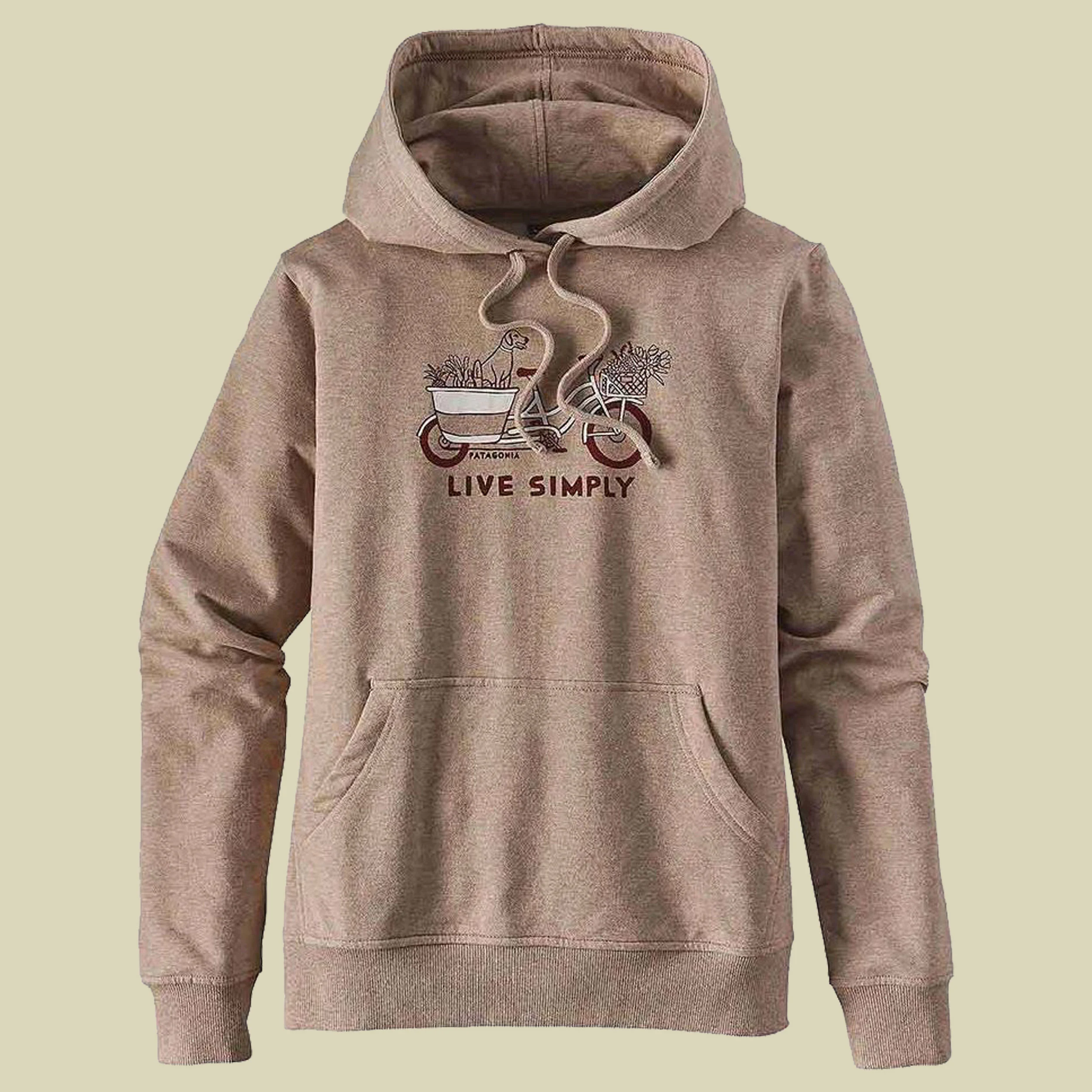 PatagoniaLive Simply Market Bike Midweight Hoody Women Größe S Farbe el cap khaki