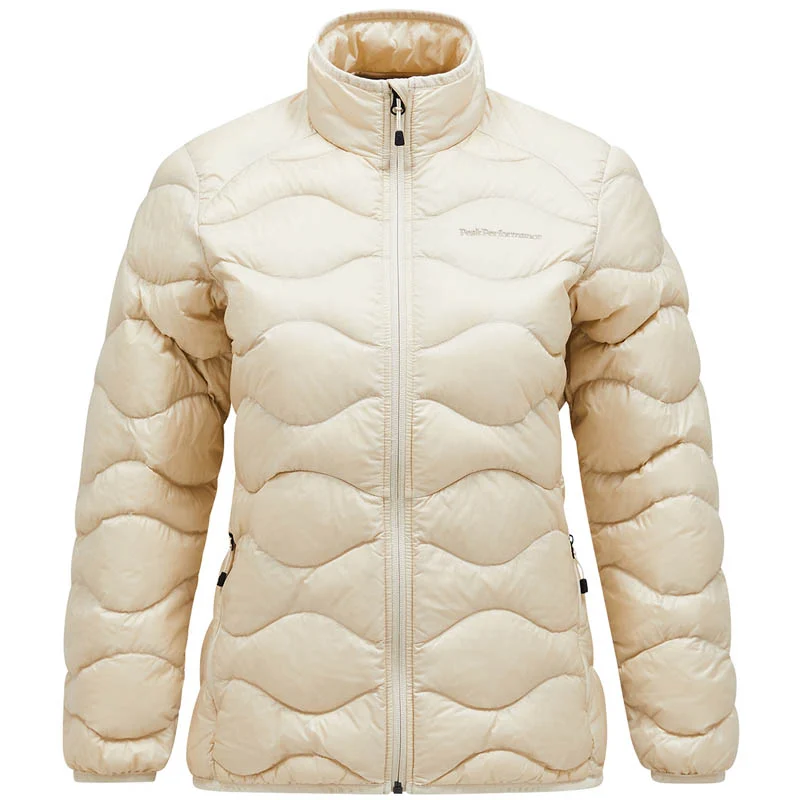 Peak Performance Helium Down Jacket Women Sand Fog
