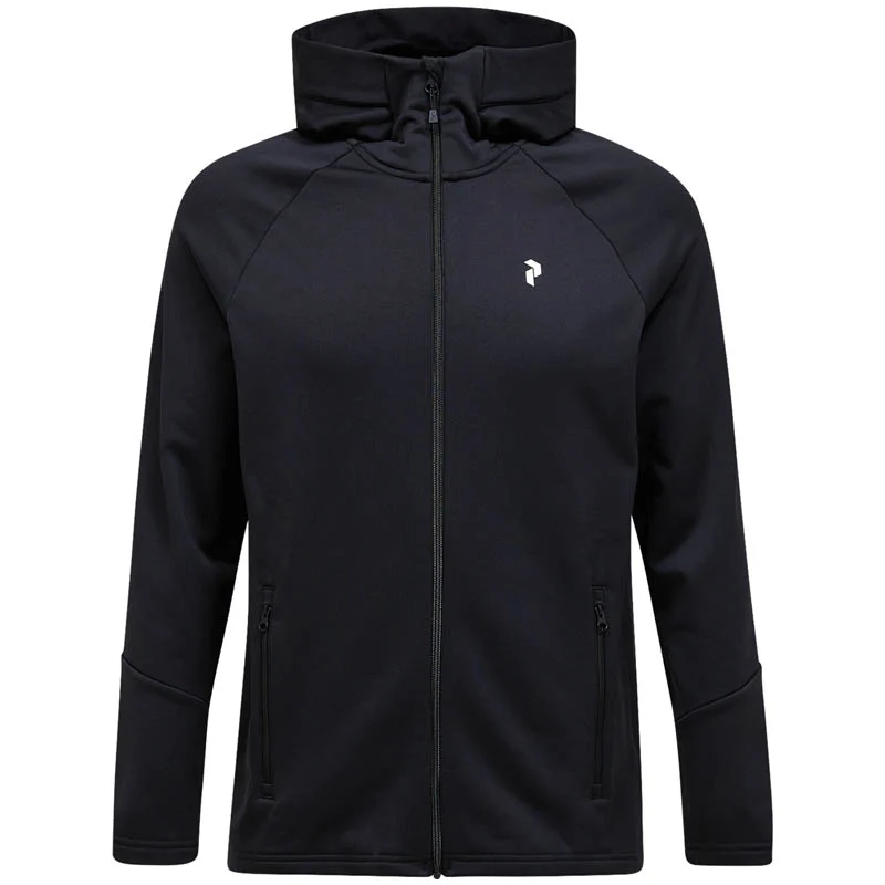 Peak Performance Rider Essentials Zip Hood Men Black/Black