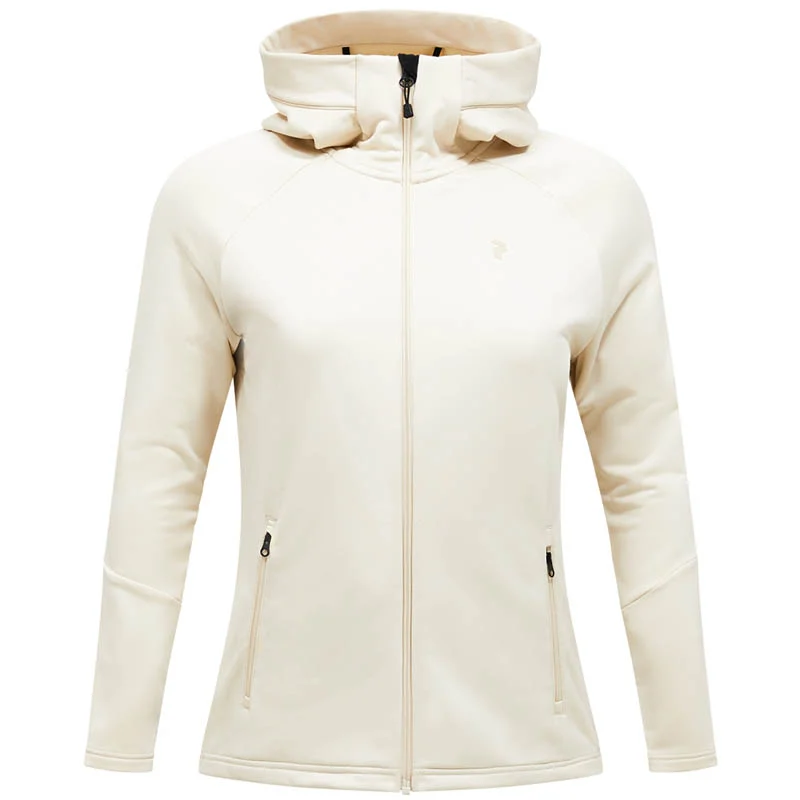 Peak Performance Rider Essentials Zip Hood Women Sand Fog/Sand Fog