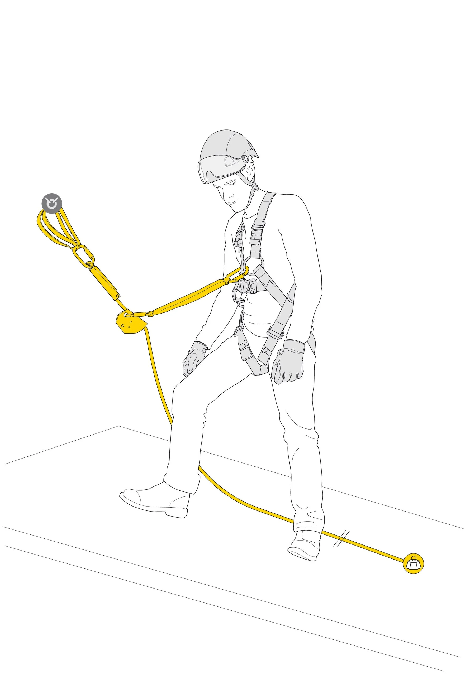 Petzl Seilsystem Asap Vertical Lifeline