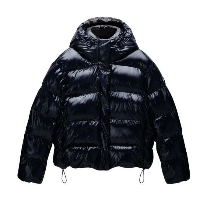 Piumino con cappuccio da donna Napapijri A-Glane - Nero 041