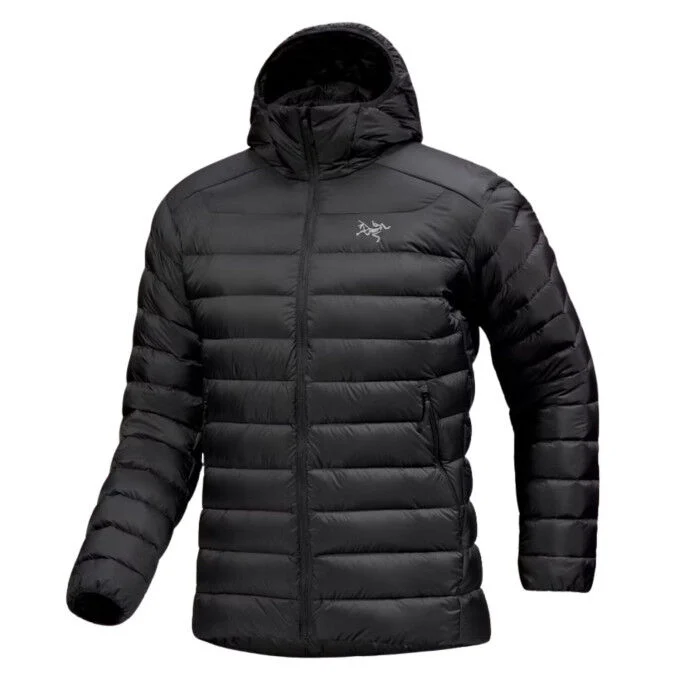 Piumino con cappuccio da uomo Arc'Teryx Cerium - Nero