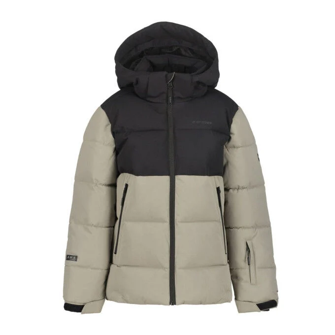 Piumino con cappuccio per bambini Icepeak Louin Jr - Grigio